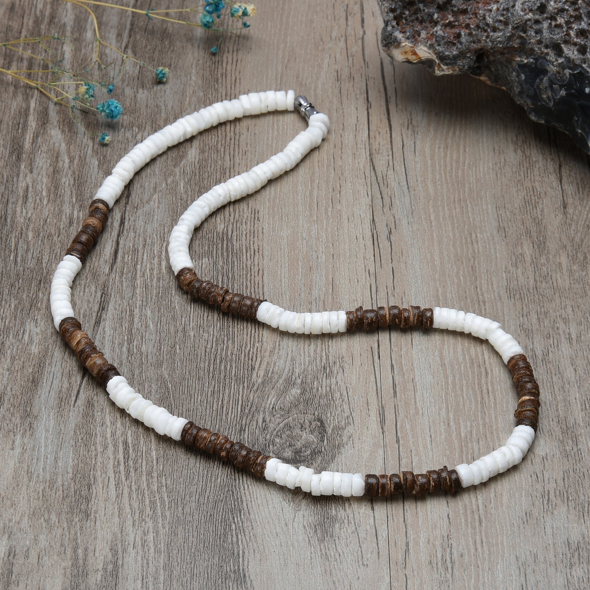 Necklace white shell